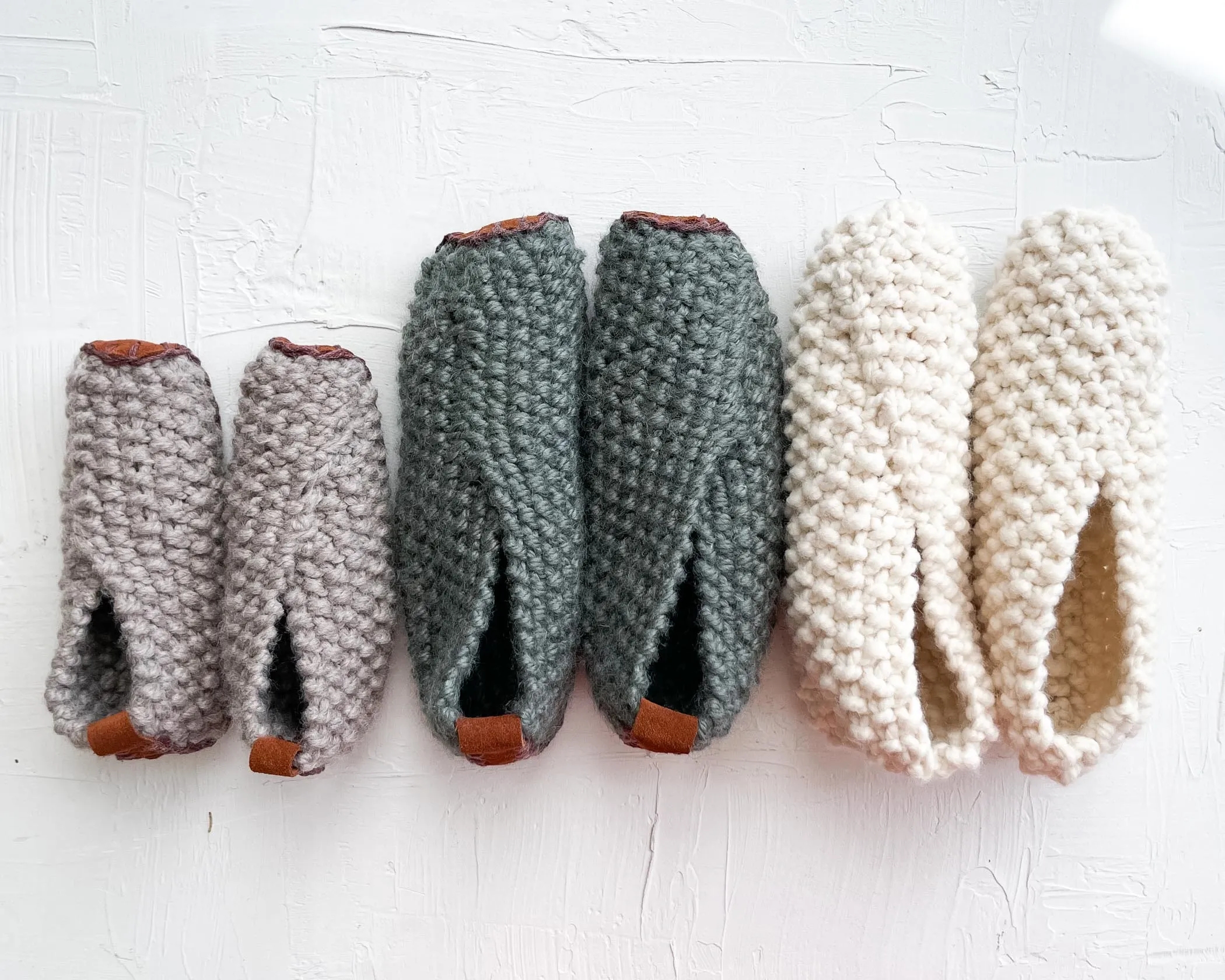 2 Hour Knit Slippers Knitting Pattern