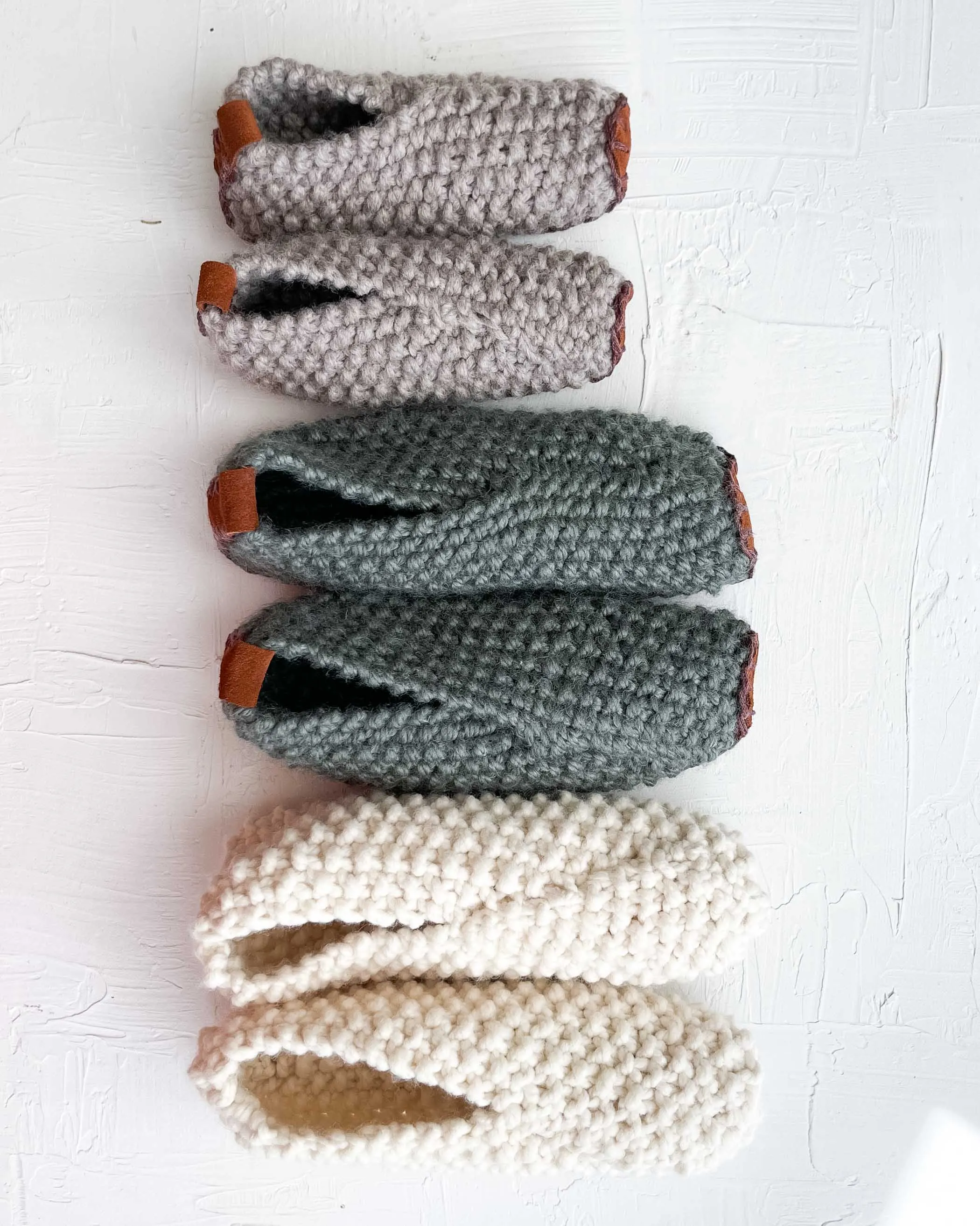 2 Hour Knit Slippers Knitting Pattern