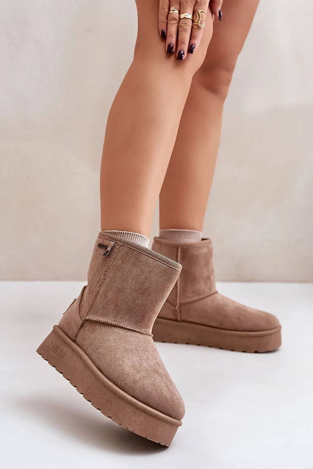 Big Star's eco-suede snow boots