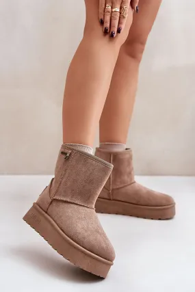 Big Star's eco-suede snow boots