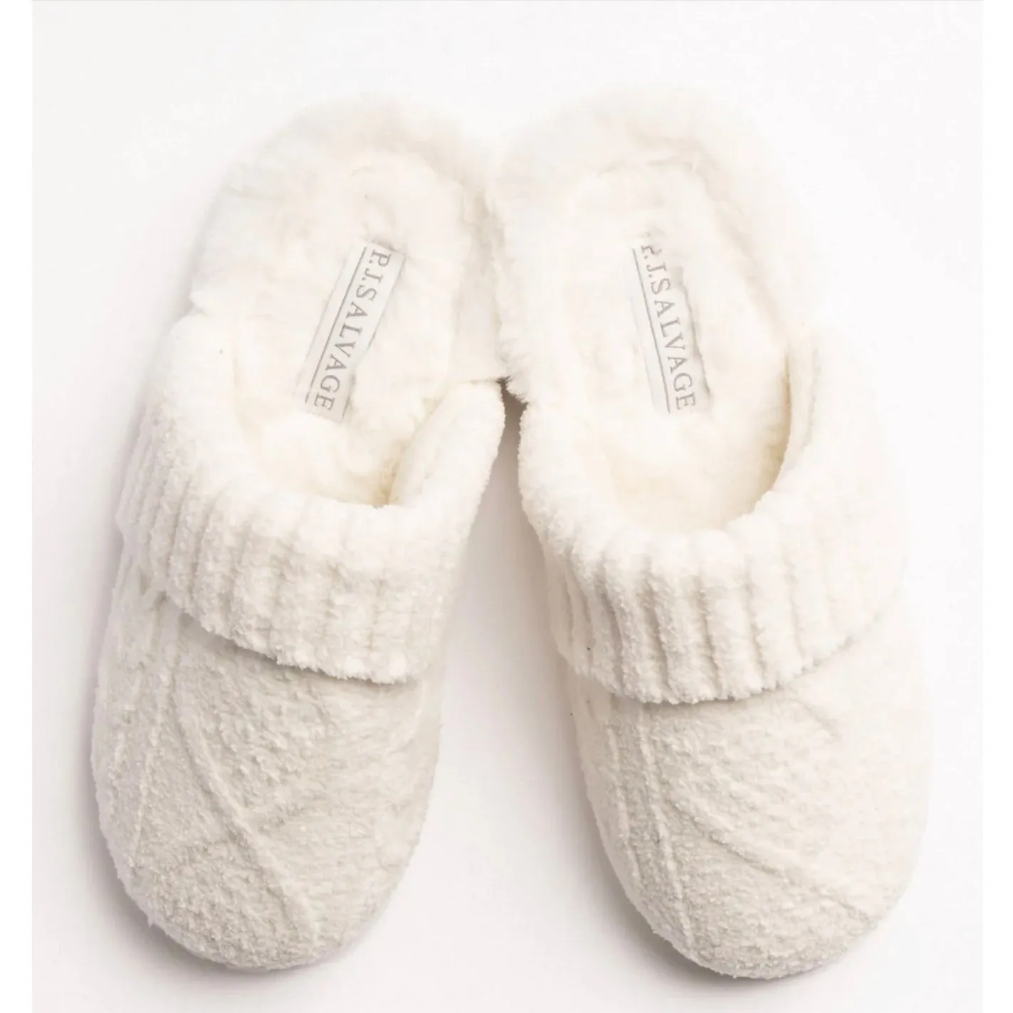 Cable Knit Slides