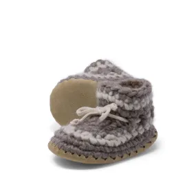 Children's Padraig Slippers - Grey