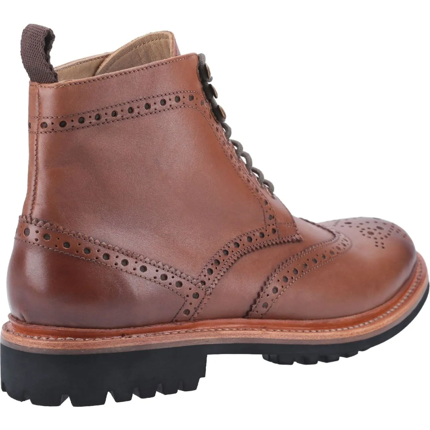 Cotswold Rissington Commando Brown Mens Leather Boots