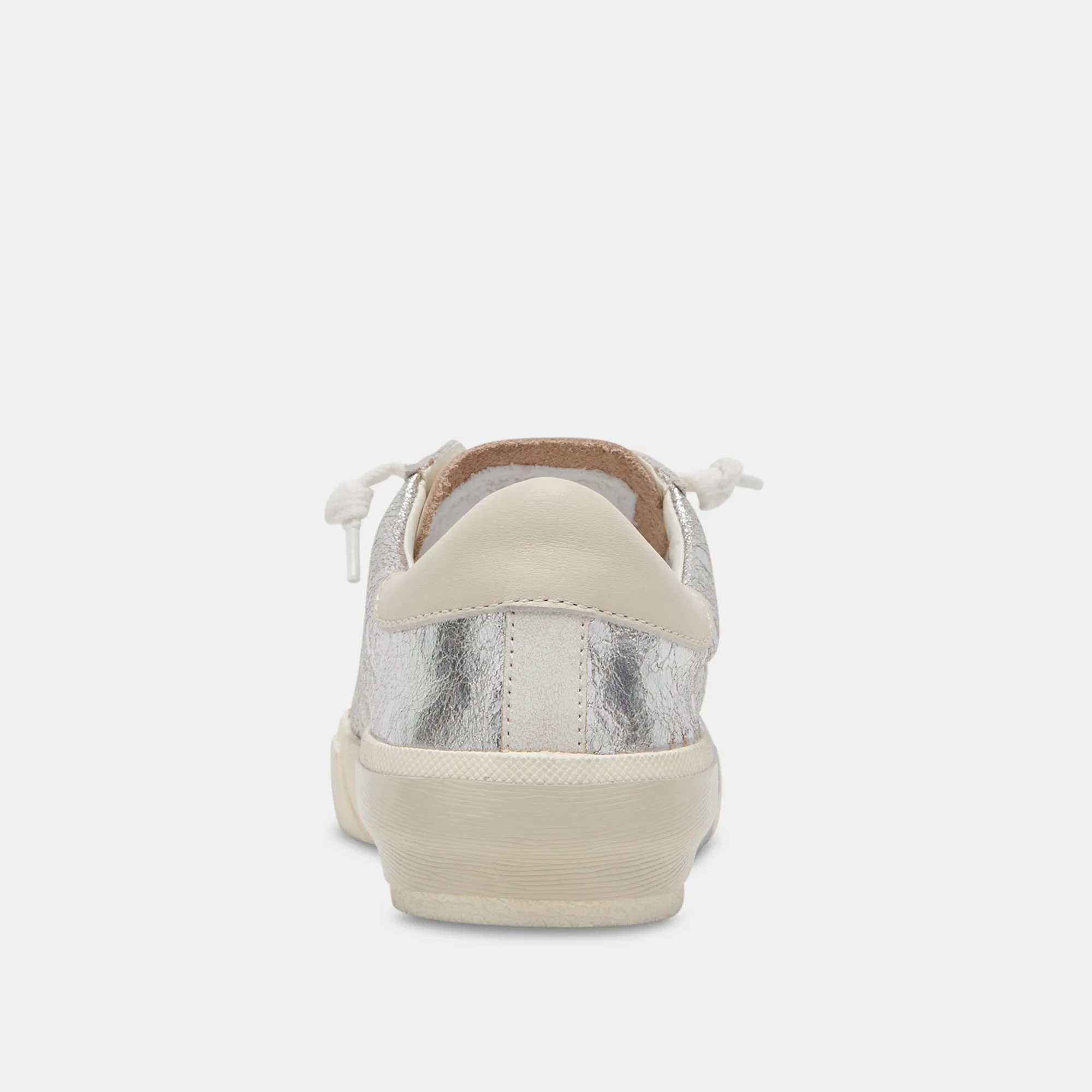 Dolce Vita Zina Sneakers in Chrome Distressed Leather