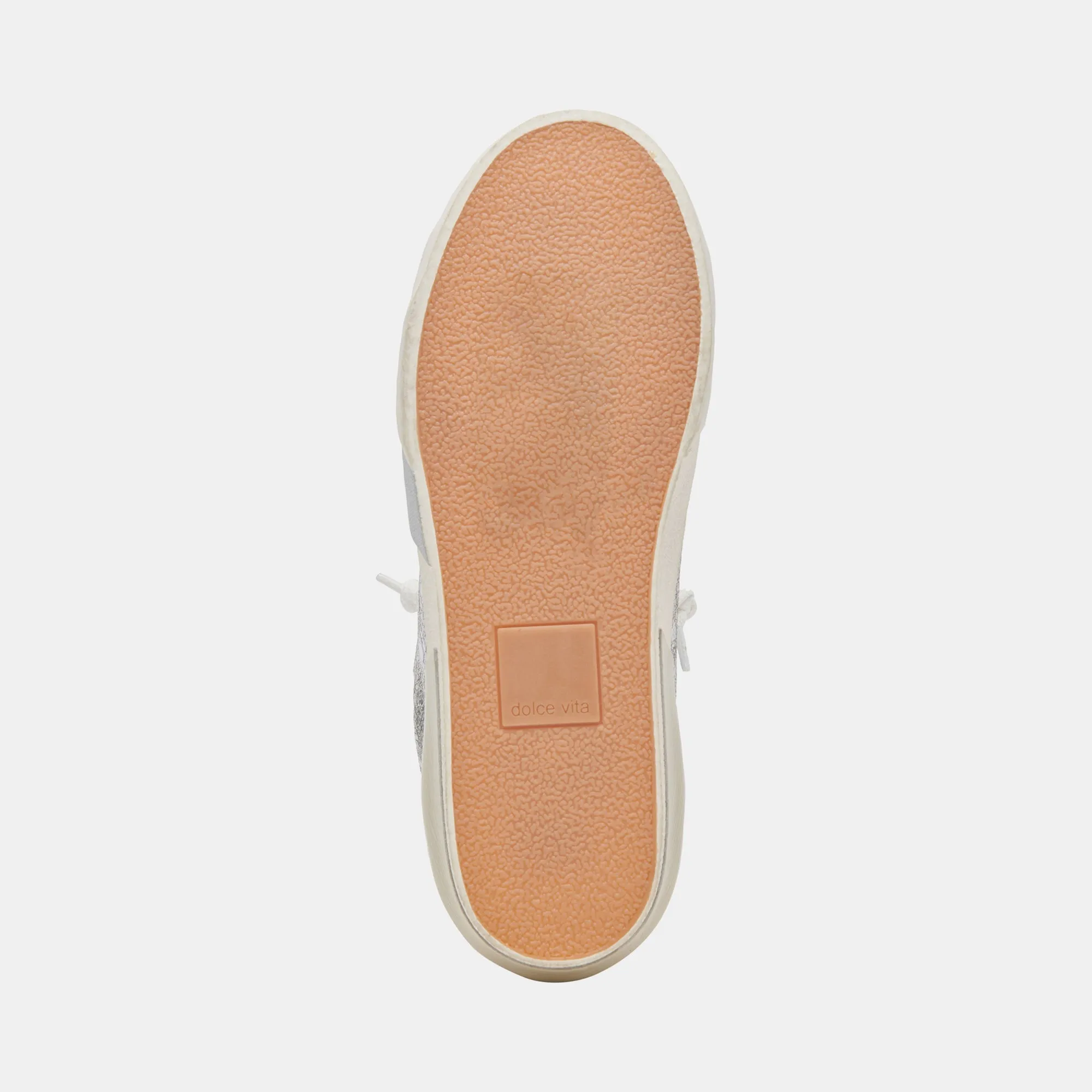 Dolce Vita Zina Sneakers in Chrome Distressed Leather
