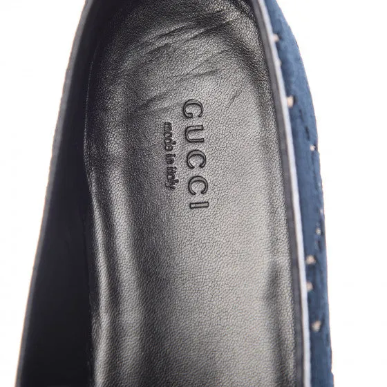 Gucci Velvet GG Jordaan Loafers
