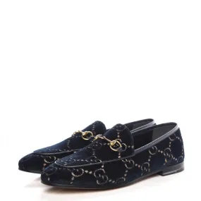 Gucci Velvet GG Jordaan Loafers
