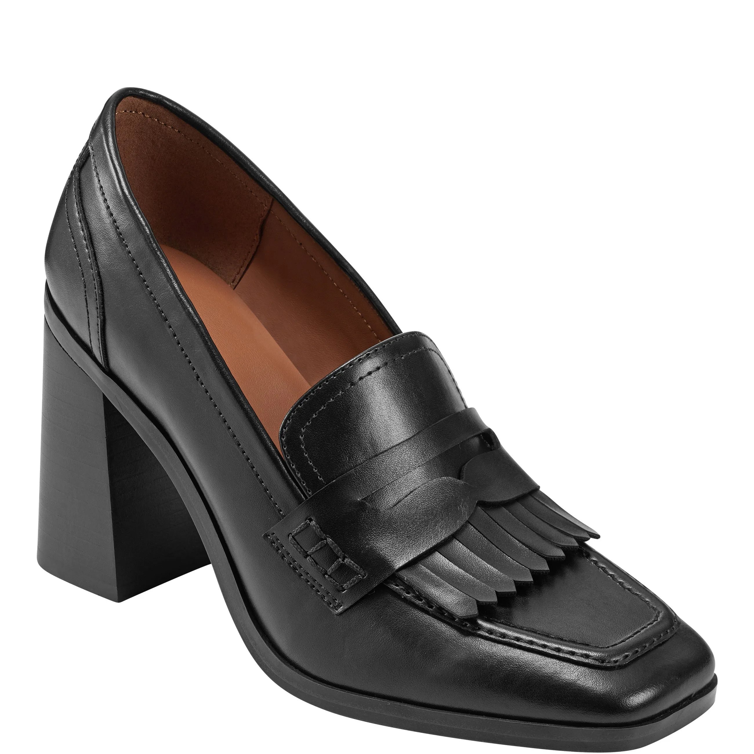 Hamish Block Heel Loafer