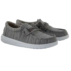 Hey Dude Children's Wally Linen Stone Shoes 130130704