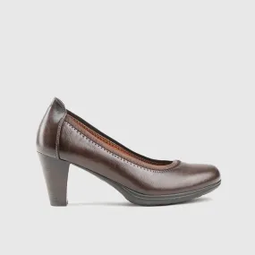 Ladies Court Shoe 00470 Marion Brown