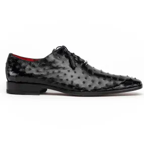 Marco Di Milano Criss Ostrich and Leather Black