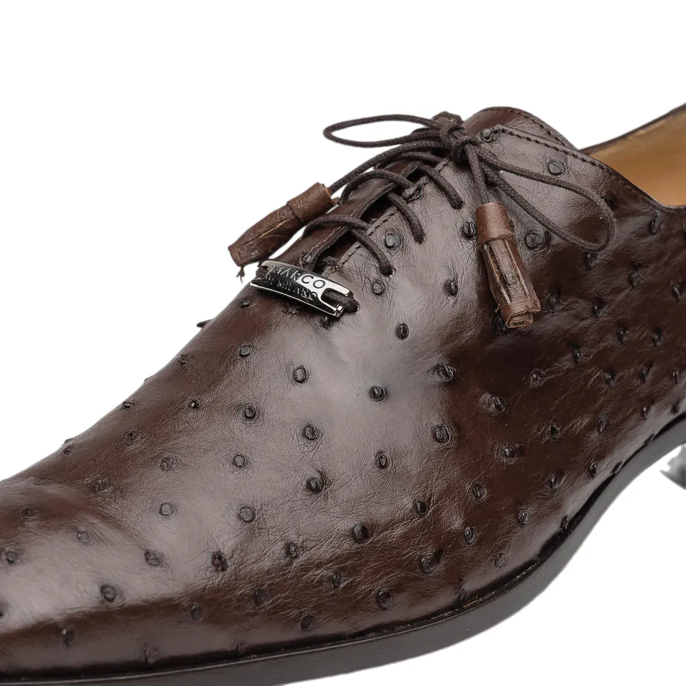 Marco Di Milano Criss Ostrich and Leather Brown
