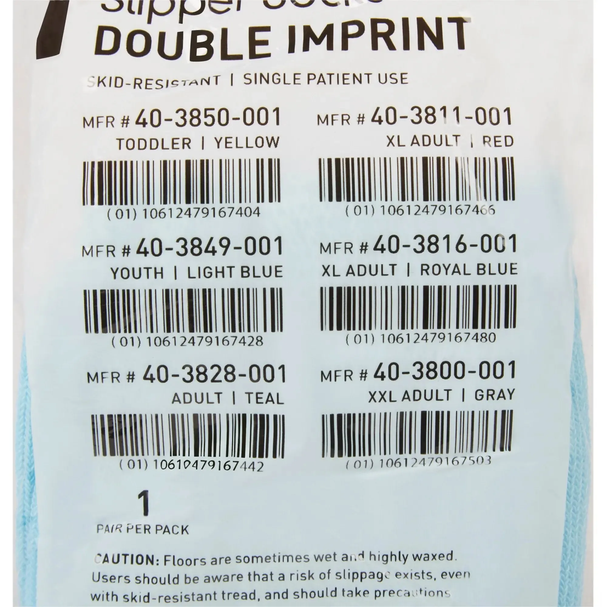 McKesson Terries™ Double Tread Slipper Socks, Youth