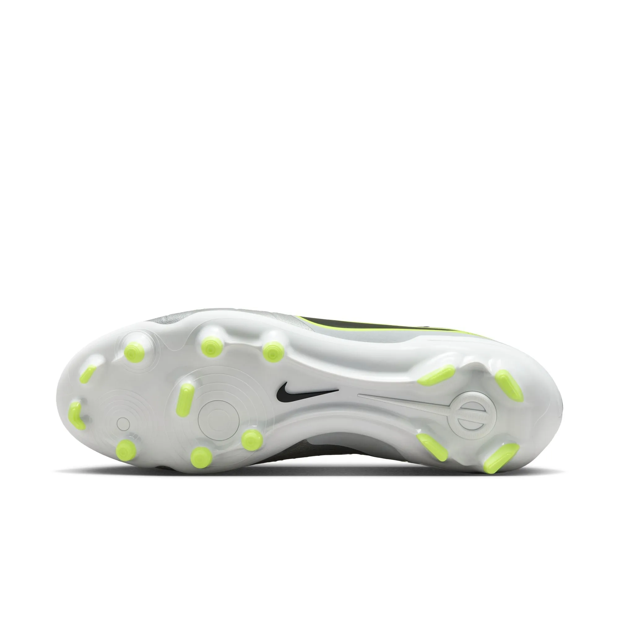 Nike Tiempo Legend 10 Academy FG Soccer Cleat -Metallic Silver/Black-Volt