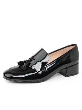Patricia Green - Beckham Block Heel Tassel Loafer
