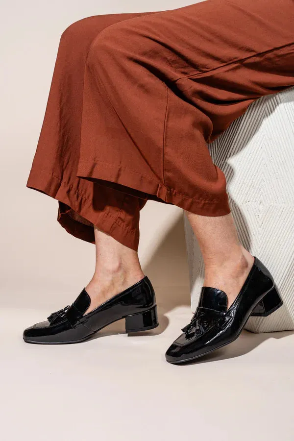 Patricia Green - Beckham Block Heel Tassel Loafer