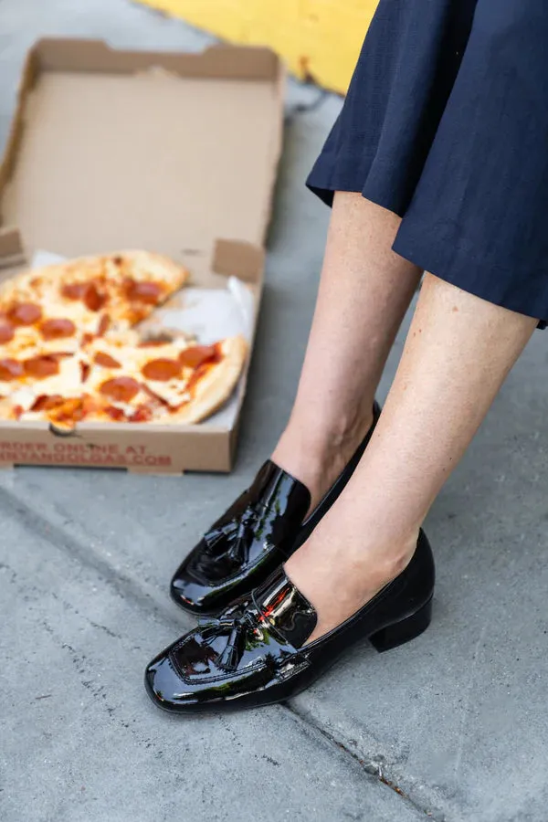 Patricia Green - Beckham Block Heel Tassel Loafer