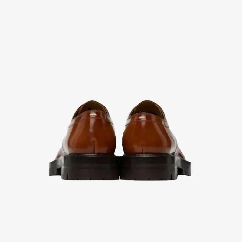 Rugged Leather Derby Shoes