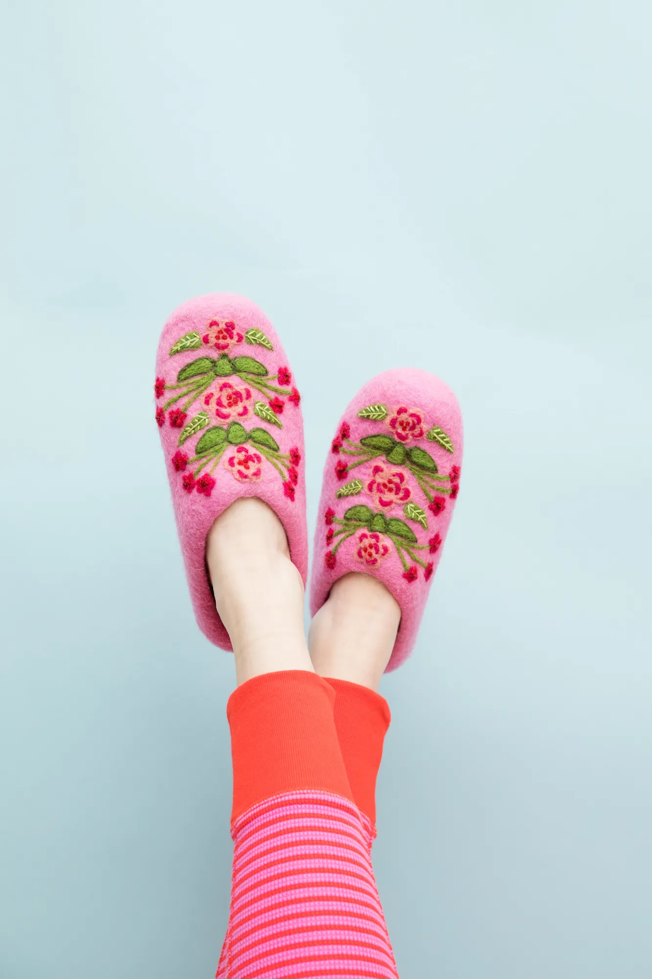 Secret Garden Slippers Pink