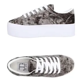 Smoked Lace Up Platform Sneakers