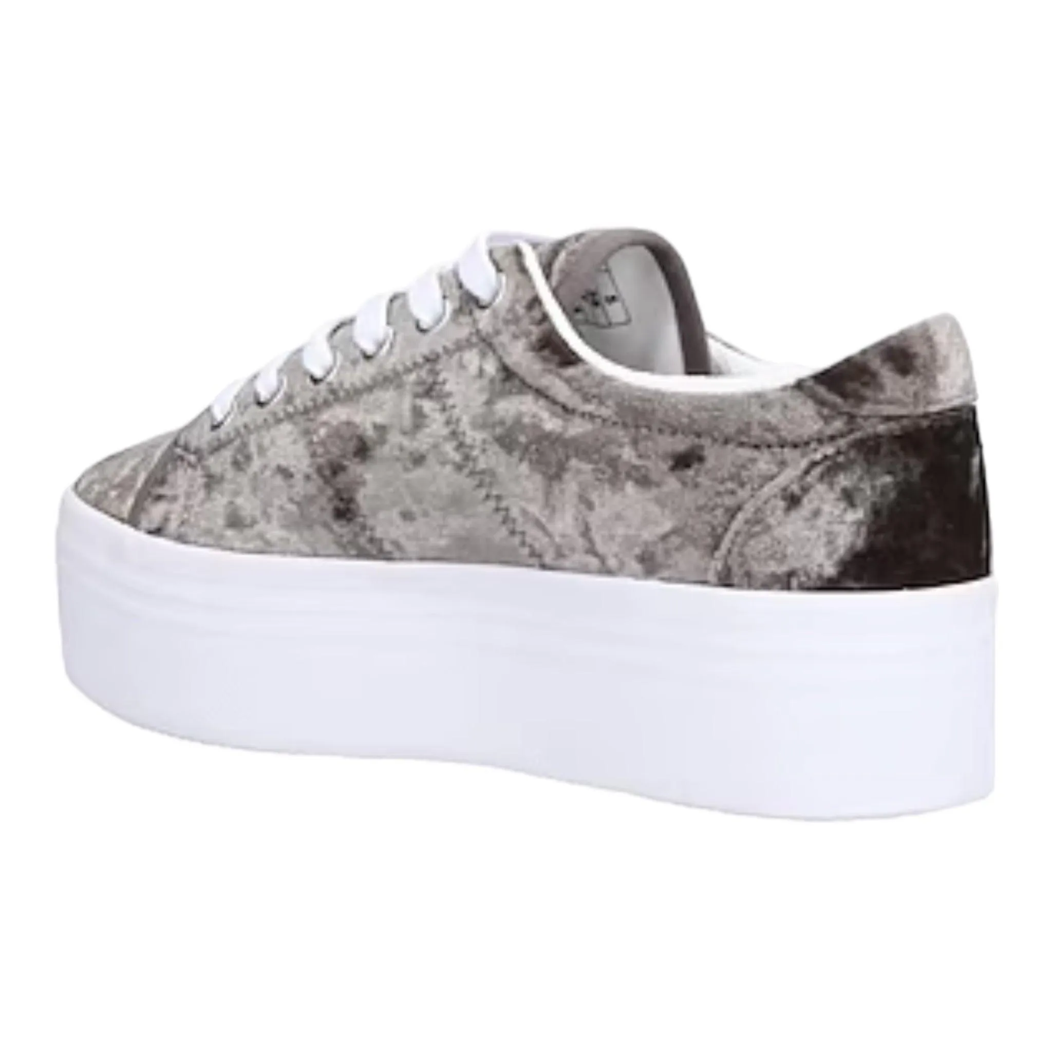 Smoked Lace Up Platform Sneakers