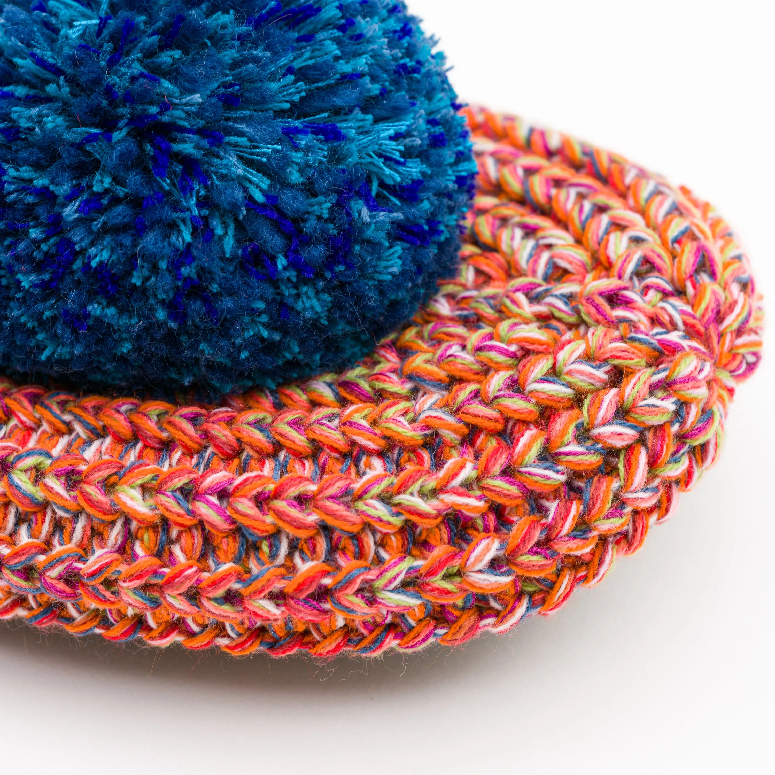 Super Mix Pom Knit Slippers