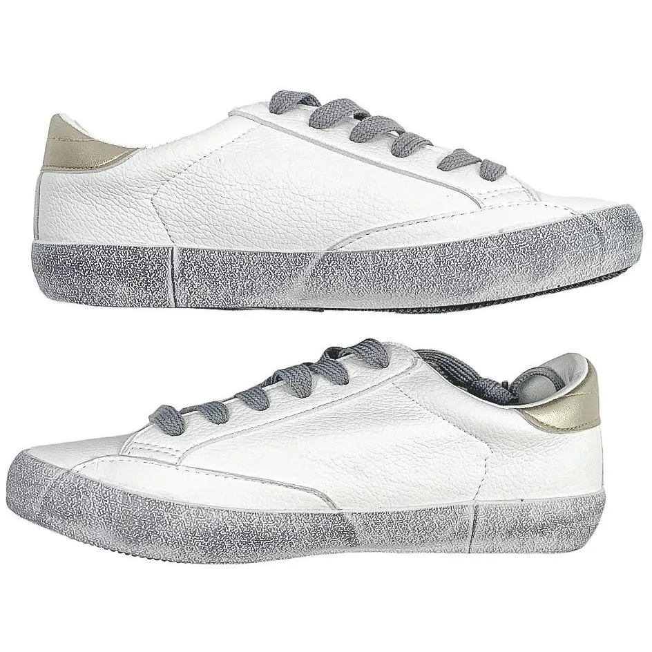 Thea Gold Glitter Sequin Star Sneakers