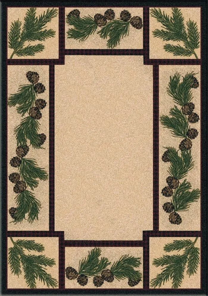 Valley Forest Pine Cone Rugs